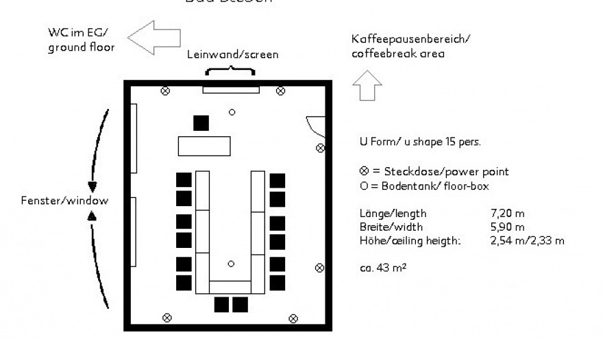 conference room Bad Steben - u shape ca. 15 persons conference room Bad Steben - u shape ca. 15 persons